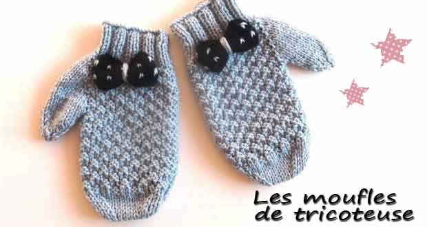 Les moufles de tricoteuse